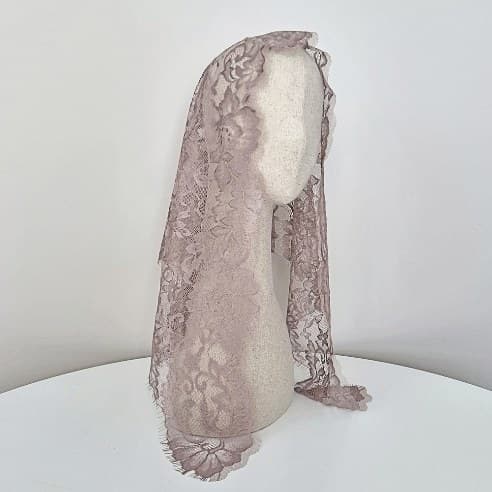 Rosaria Ash Brown chapel veil