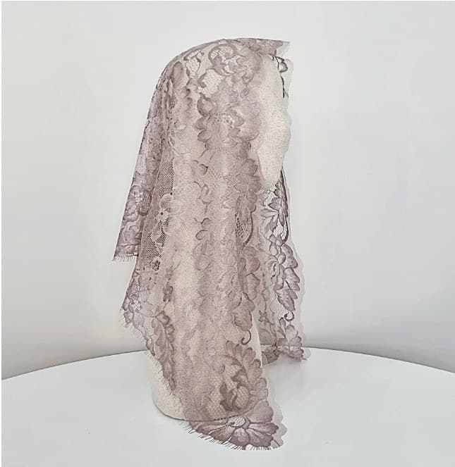 Rosaria Ash Brown chapel veil