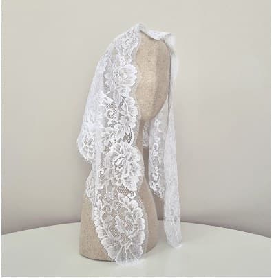 Rosaria Ivory chapel veil