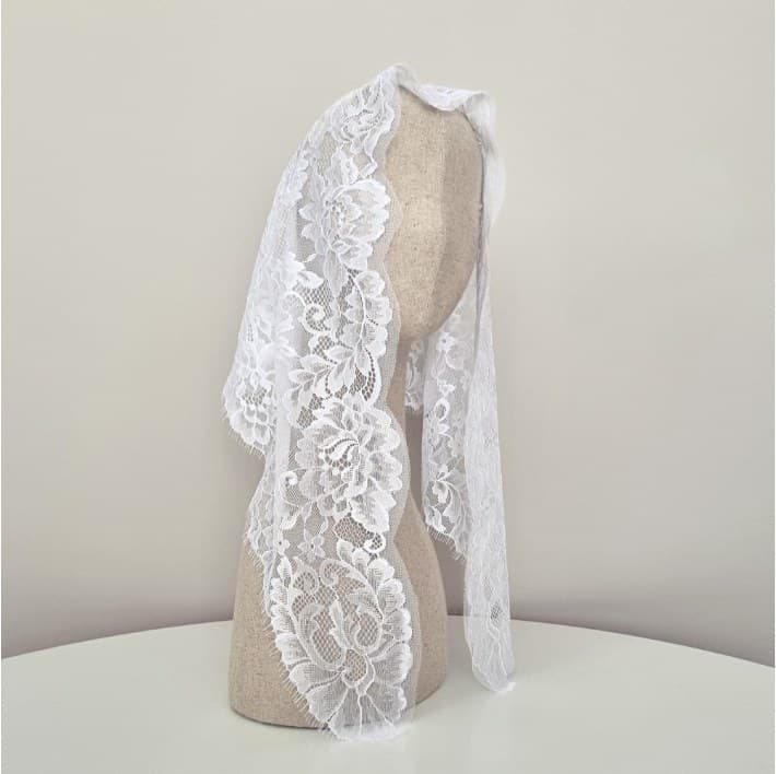 Rosaria White chapel veil