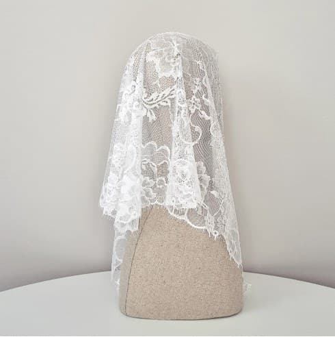 Cecilia Ivory chapel veil