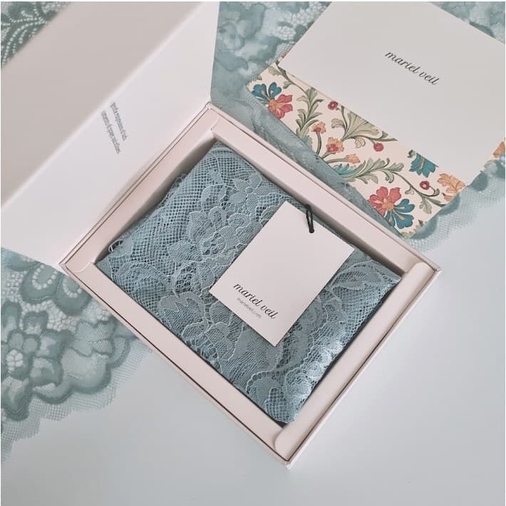 Rosaria Misty Green in its gift box