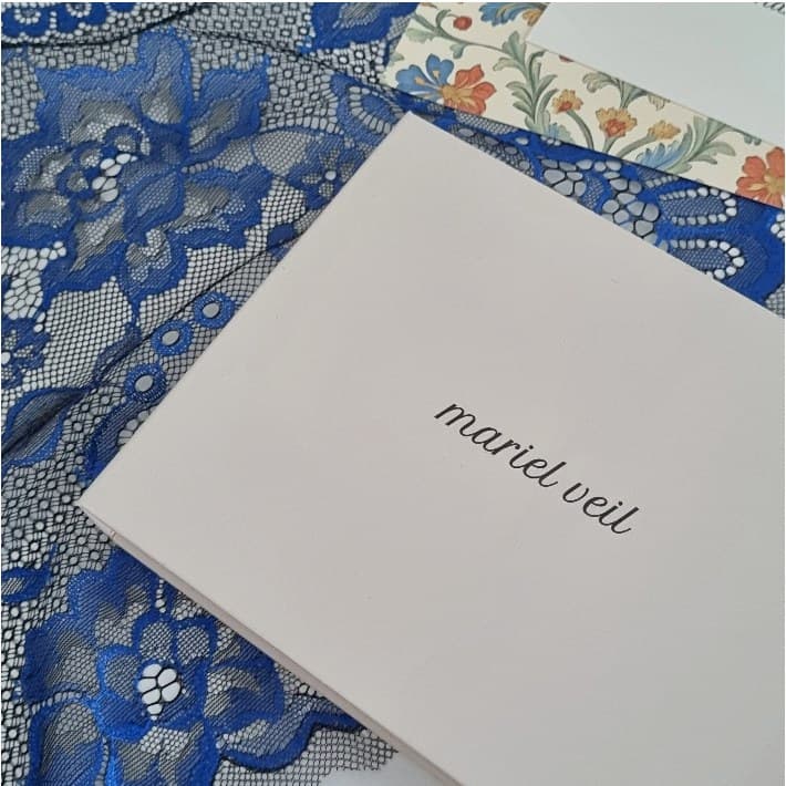 Rosaria Royal Blue chapel veil